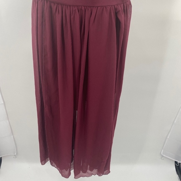Wine Romper Midi Size Small NWT - Picture 7 of 9